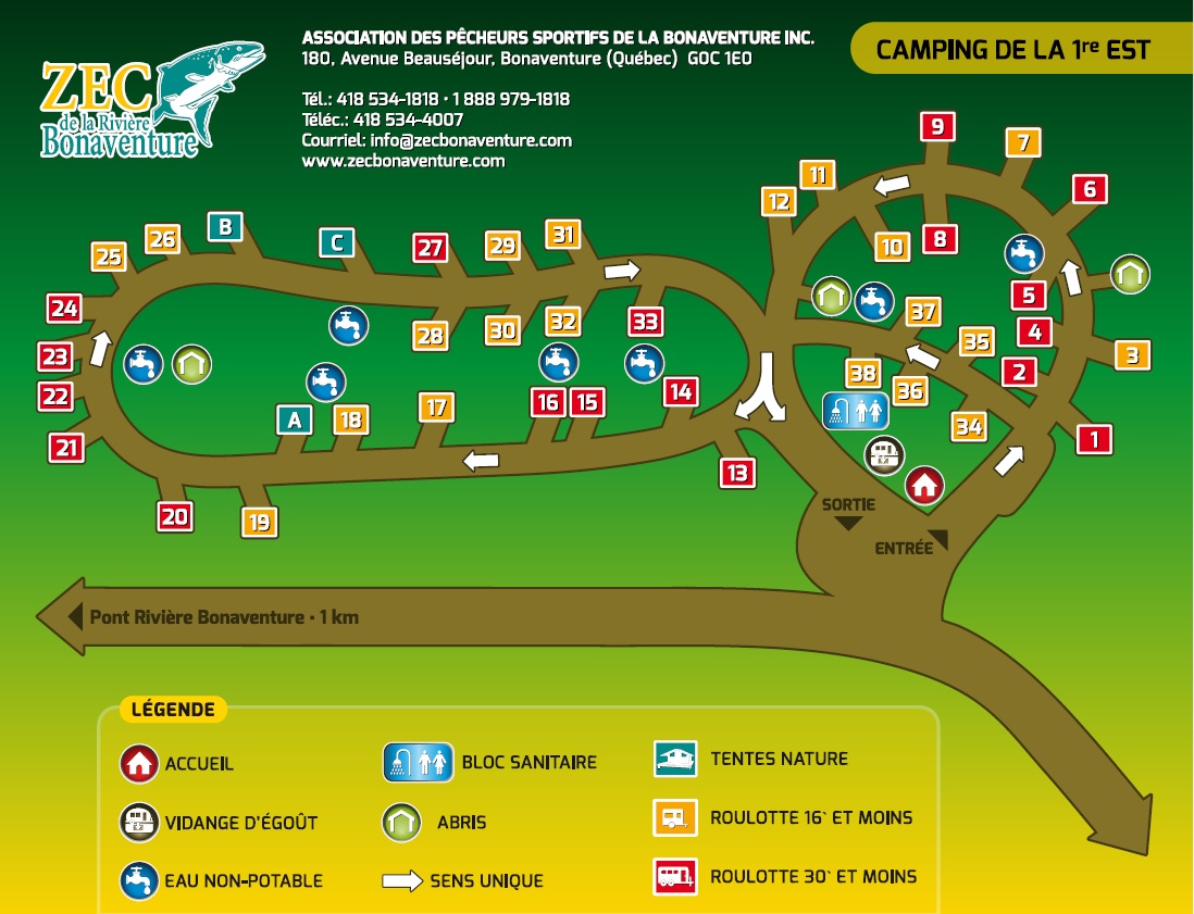 Réservations Camping / tente NATURE